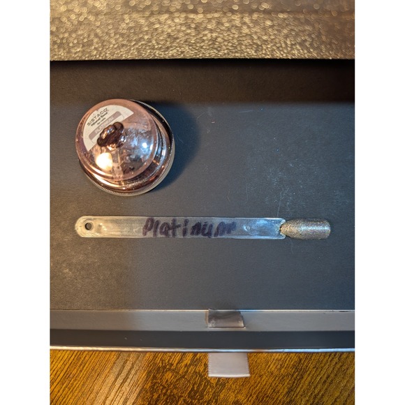 Sistaco Mineral Bond Nail Powder Lot x3 Platinum Zephyr Candle Swatched Only - Picture 4 of 4